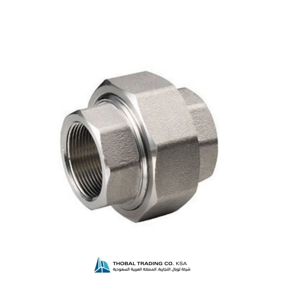 Schedule Unions 1 industrial 3-piece stainless steel union