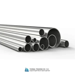 Precision-stacked sanitary stainless steel process pipes with a high-polish mirror finish